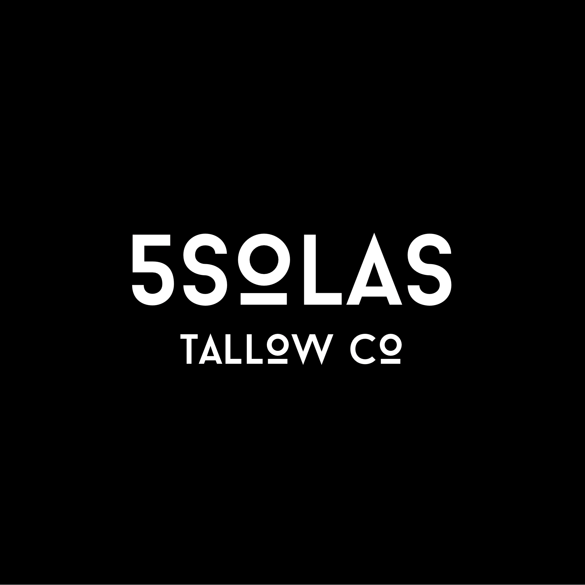 Black background with '5SOLAS TALLOW CO' text